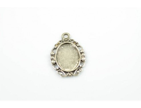 Colgante base plana oval...