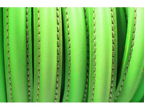 Cuero media caña fluor...