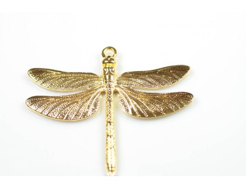 Colgante libélula 73x62mm ORO