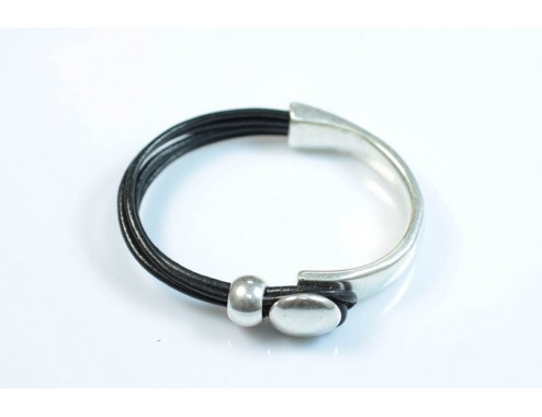 Pulsera botón liso 42mm...