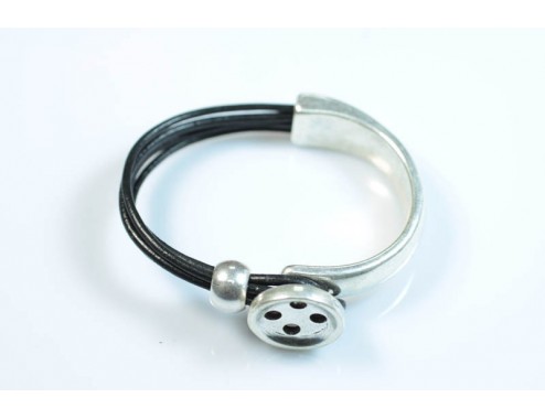 pulsera botón 42mm 4 huecos...