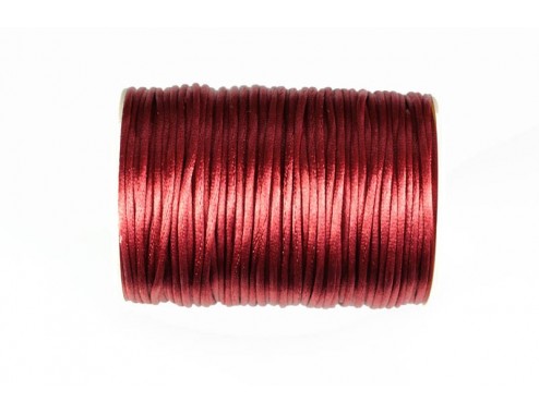 Cordón de seda 2mm amarillo...