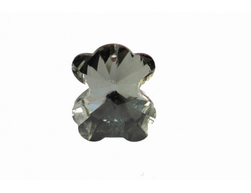 Colgante oso cristal 30x25 mm