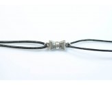 Conector dos aros lazo 25x10mm