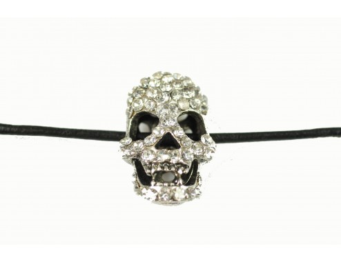 Pasador calavera cristal...