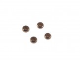 Donut liso 6x2mm color oro