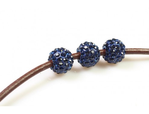 Bola strass 12mm interior...