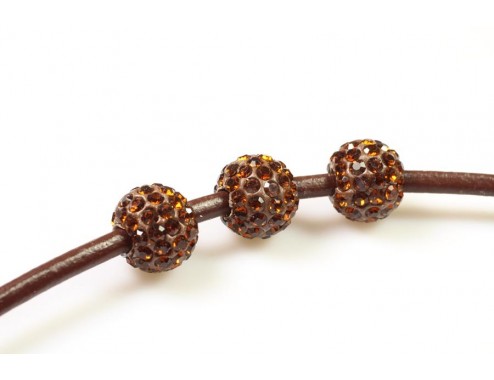 Bola strass 12mm interior...