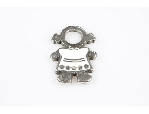 Colgante niña comunión 22x15mm