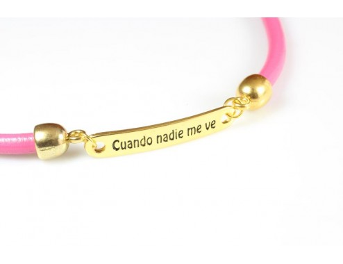 Pulsera frase 