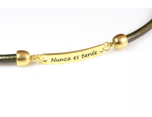Pulsera frase 