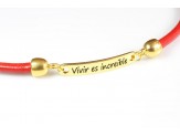 Pulsera frase 