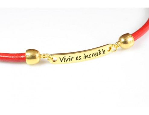 Pulsera frase 