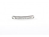 Pulsera frase (Me quiere no...