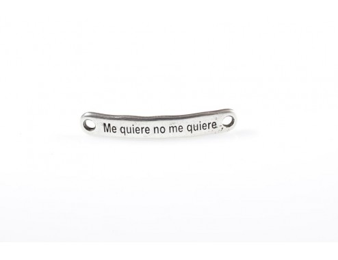 Pulsera frase (Me quiere no...