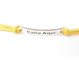 Pulsera frase (Caña Aqui)...