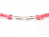Pulsera frase (Leones o...