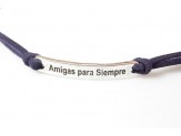 Pulsera frase ( Amigas para...