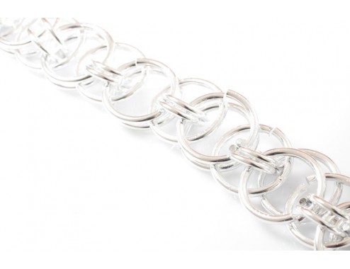 Cadena aluminio aros dobles...