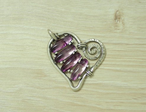 Colgante corazón 60x65mm...