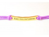 Pulsera frase (Este mes no...
