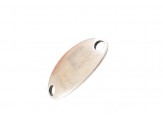 Chapa lisa oval 39x19mm...