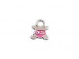 Colgante bebe niña 15x20mm