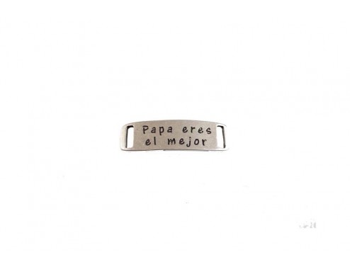 Chapa pulsera frase (Papa...