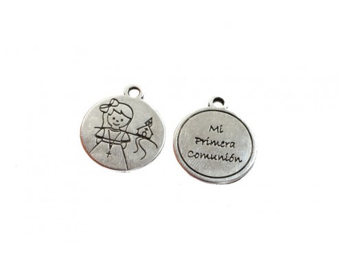 Colgante comunión niña 22mm
