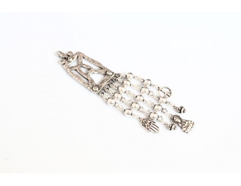 Adorno collar mano 3x16cm