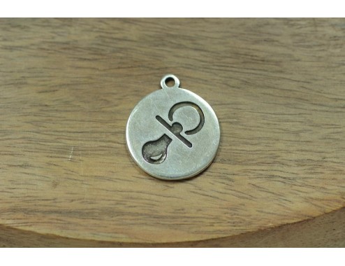 Colgante medalla chupete...