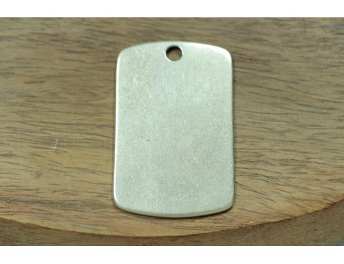 Chapa de llavero 25x37mm