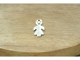 Colgante Figura niña 18x12mm