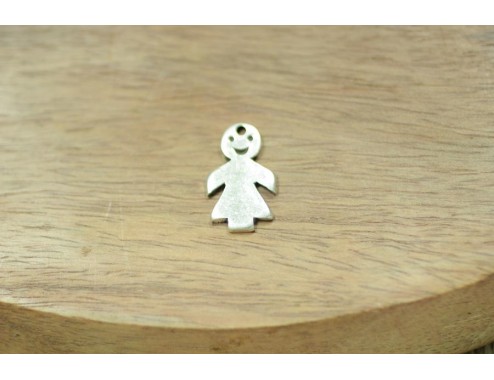 Colgante Figura niña 18x12mm