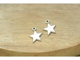 Colgante estrella lisa 13mm