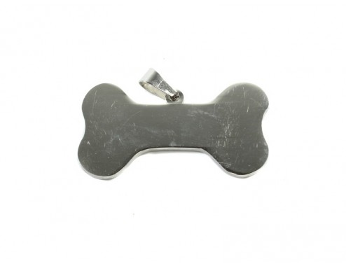 Colgante Hueso Acero...