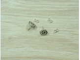 Pendiente espiral 11 mm 