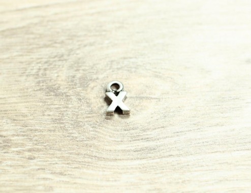 Colgante letra "X" 12mm