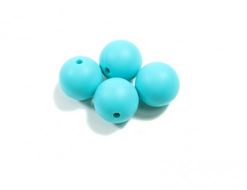 Bola de silicona 15mm Azul...