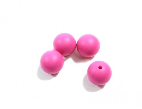 Bola de silicona 15mm Fucsia
