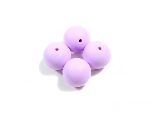 Bola de silicona 15mm Lila