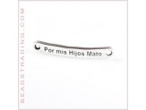 Pulsera frase (Por mis...