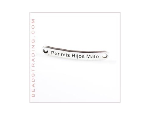 Pulsera frase (Por mis...