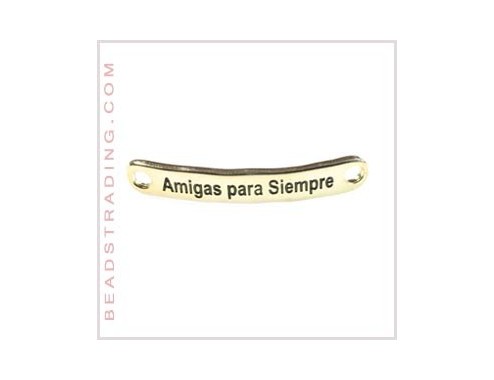 Pulsera frase ( Amigas para...