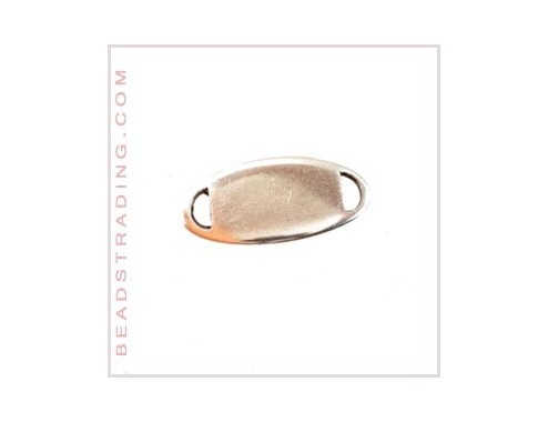 Chapa lisa oval 29x13mm...