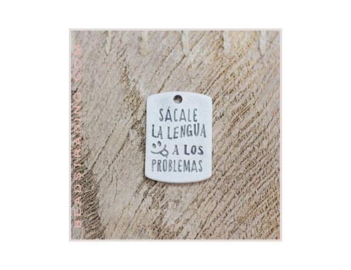 Colgante frase 36x25mm...