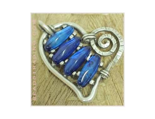 Colgante corazón 60x65mm...