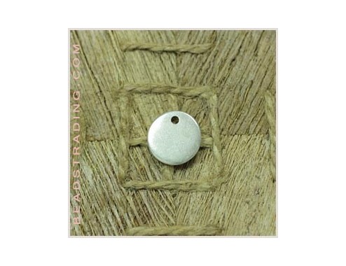 Colgante medalla lisa 14mm