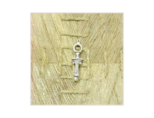 Colgante cruz labrada 35x10mm