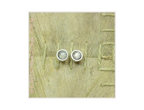 Pendiente redondo Resina...